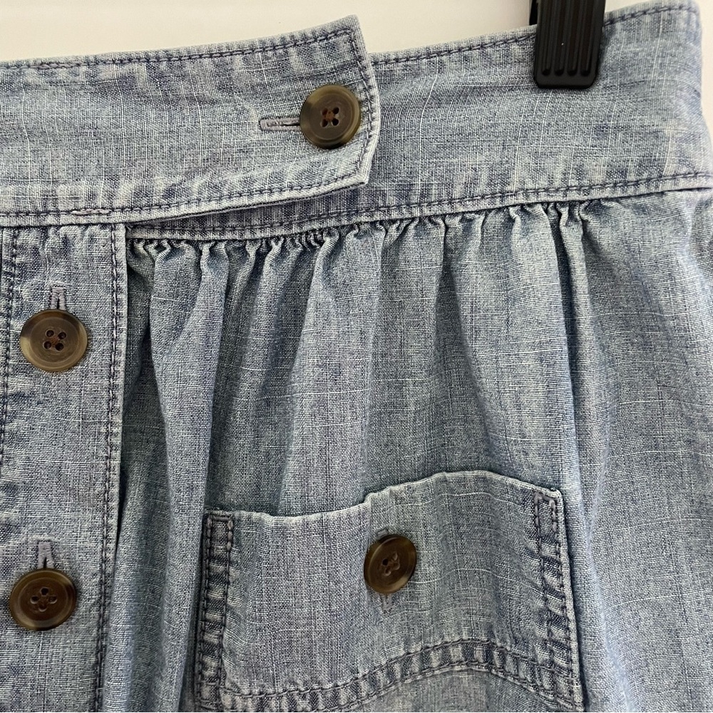 J. Crew Factory Women's Button-Front Skirt Size 4 - Picture 4 of 7
